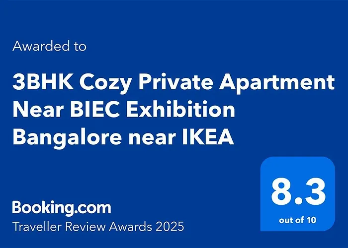 3Bhk Cozy Private Apartment Near Biec Exhibition Bangalore Near Ikea